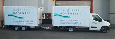 Bodenseewäscherei Anhängerzug Kläsi Fahrzeugbau AG