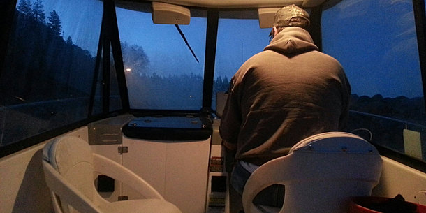 Early morning on the water.