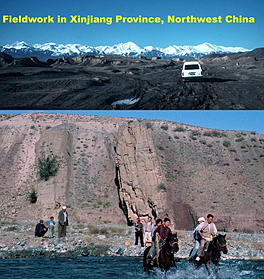 Fieldwork in Cinjiang Province, Northwest China