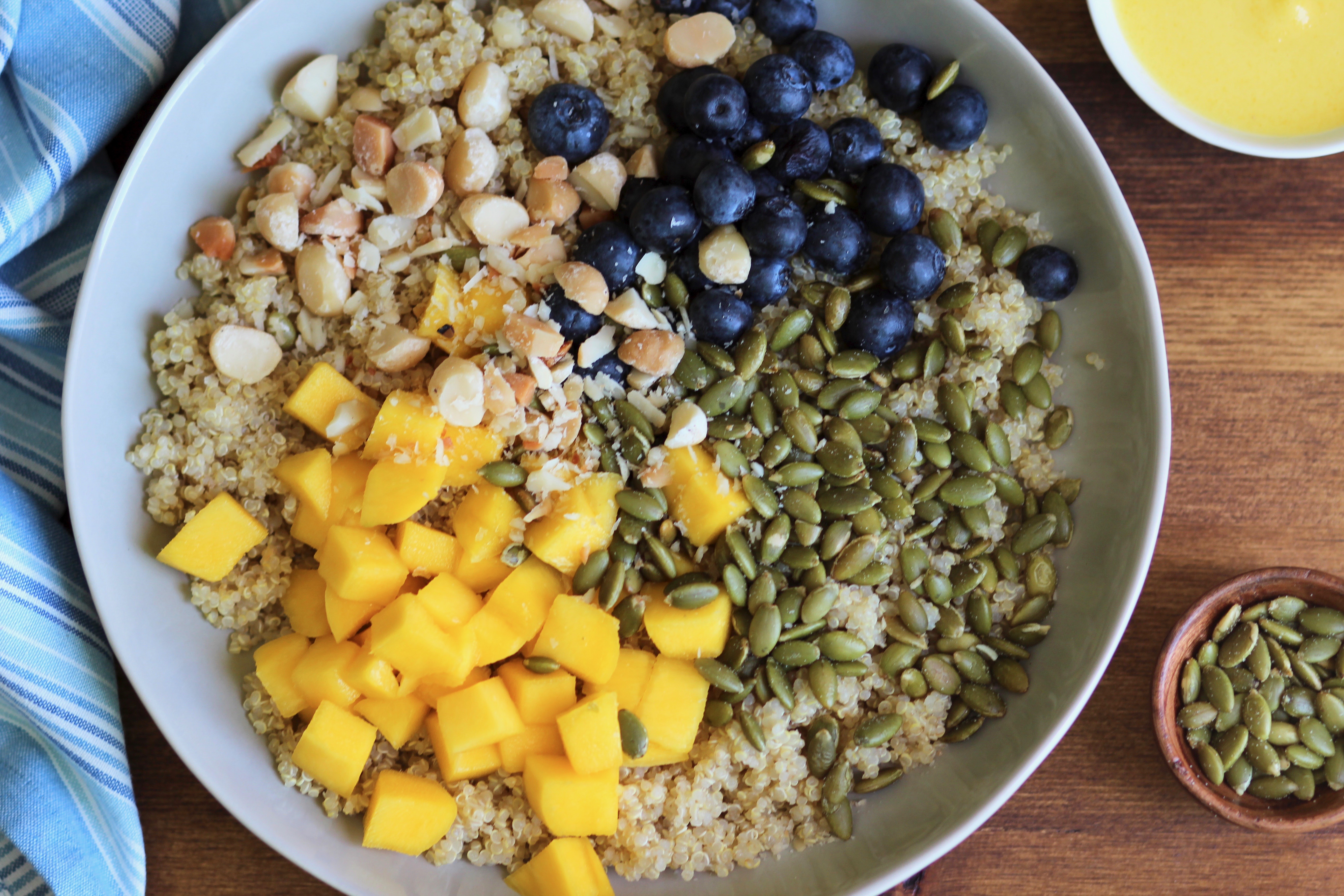 Mango Blueberry Quinoa Salad Mango Blueberry Quinoa Salad