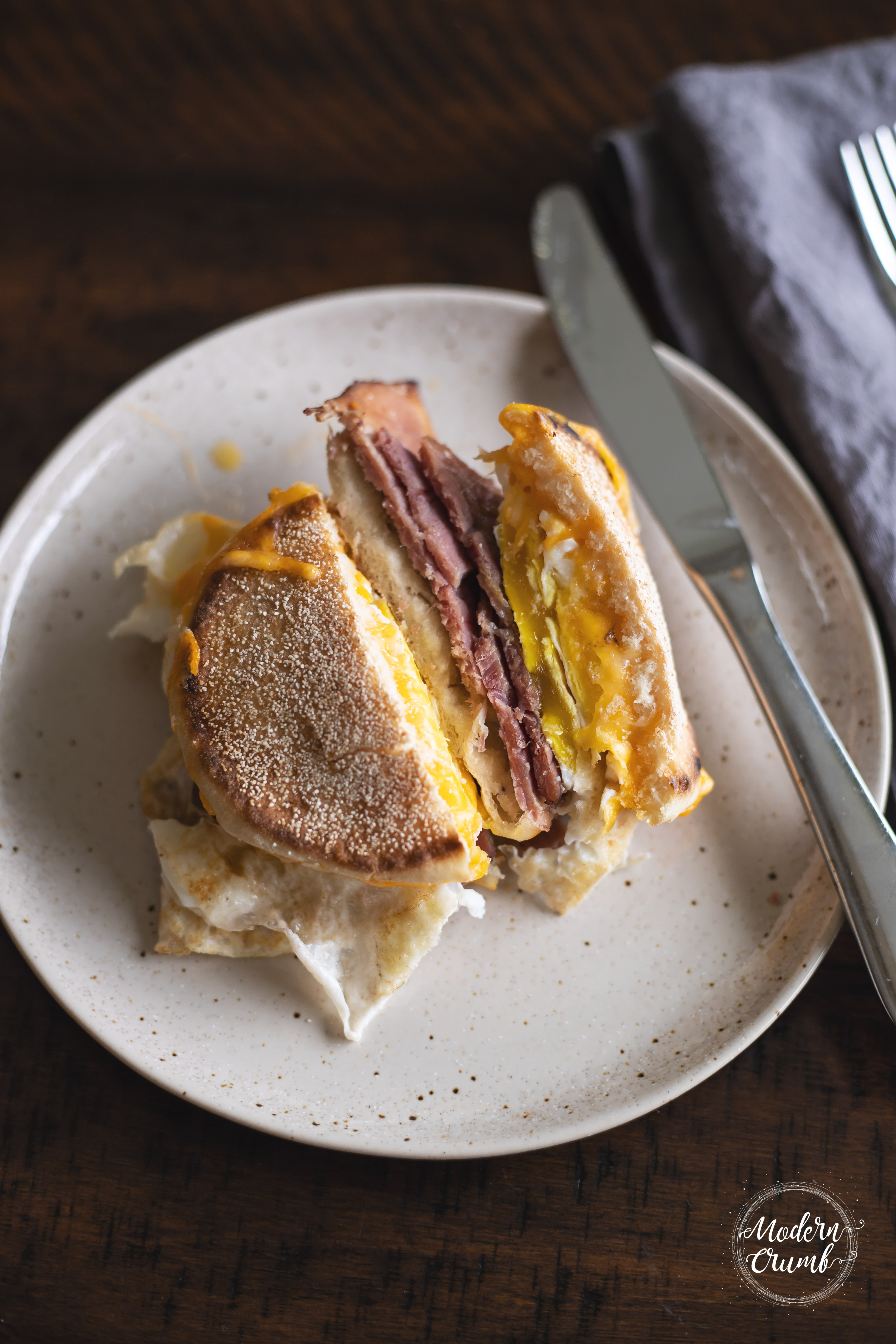 Ham, Egg & Cheese Breakfast Sandwich Ham, Egg & Cheese Breakfast Sandwich