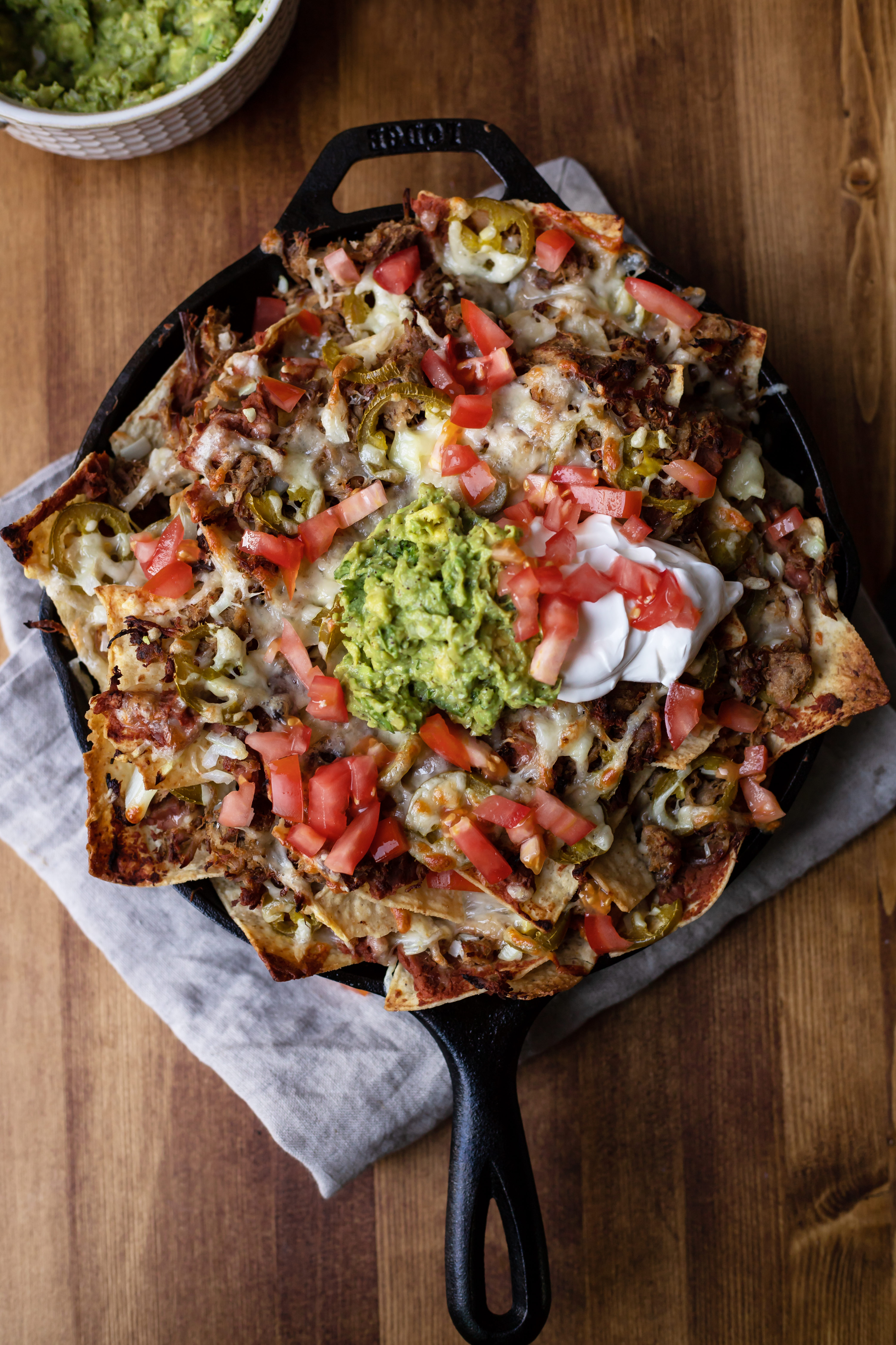 Piled High Carnitas Nachos Piled High Carnitas Nachos