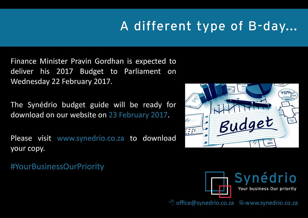 Budget 2017