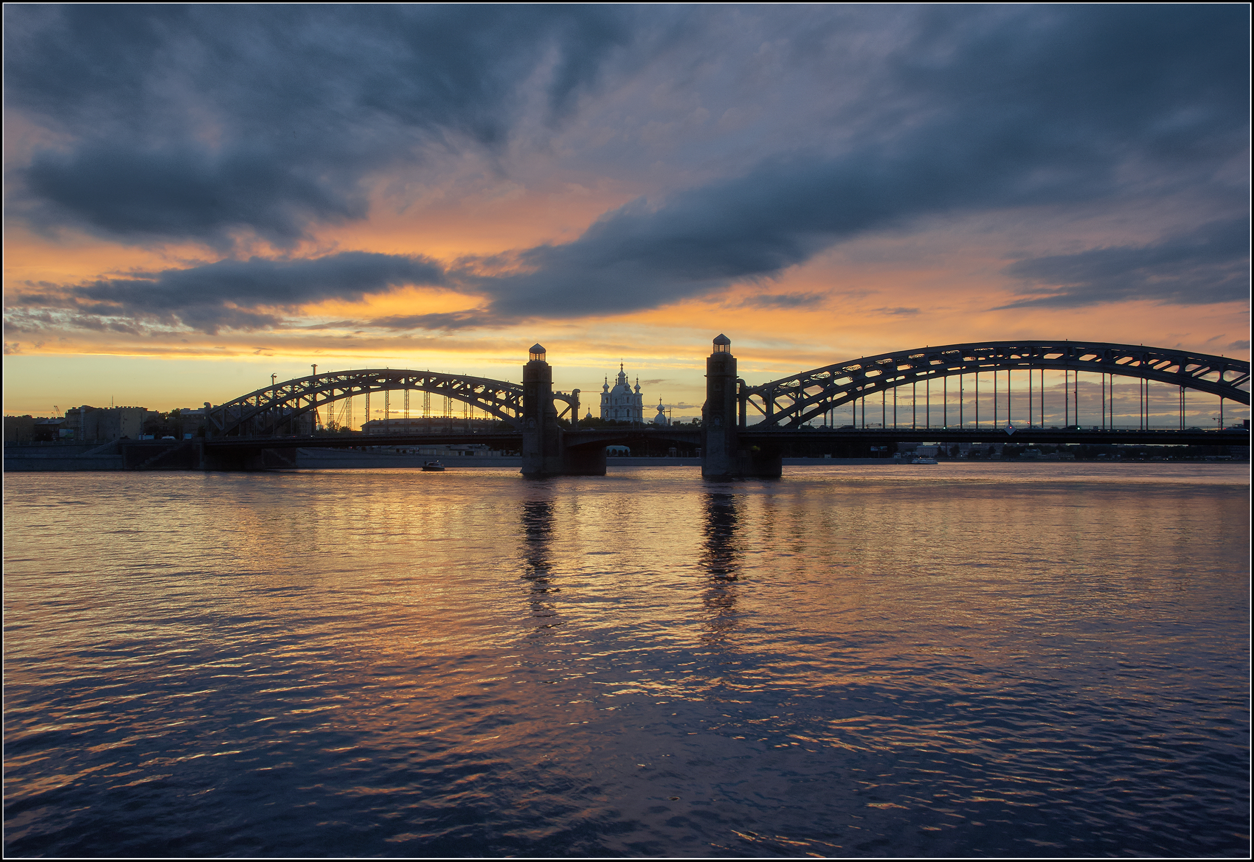 Мост Петра Великого В Санкт Петербурге Фото