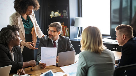 board cientÃfico na reunião