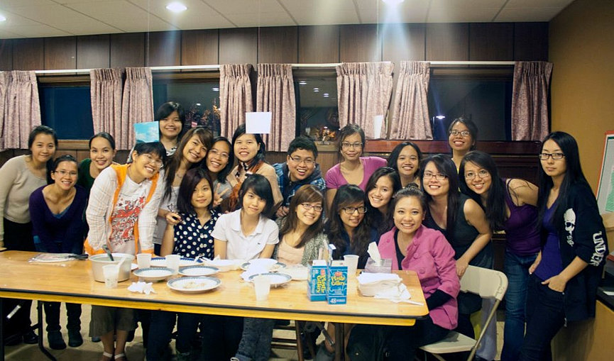 the whole gang at Cuisine Night 2011