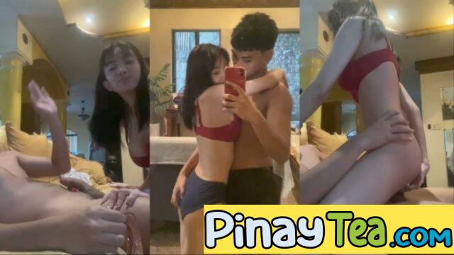 Napa Apir Sa Sarap Habang Binabarurot Sa Kama