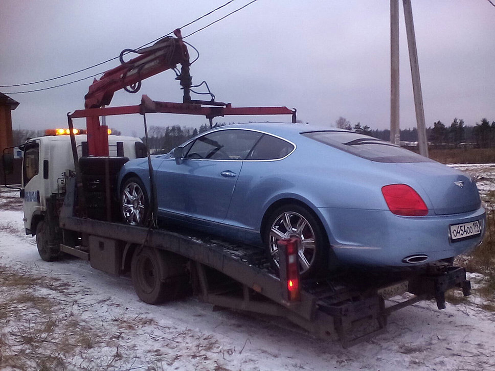 эвакуатор для bentley continental gt