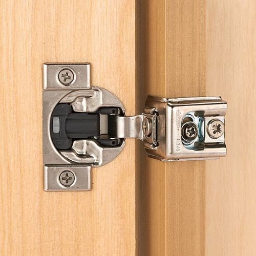 Blum Blumotion 39C Soft Close Cabinet Hinges (50 Pack) - 1 3/8" Overlay Nickel Finish