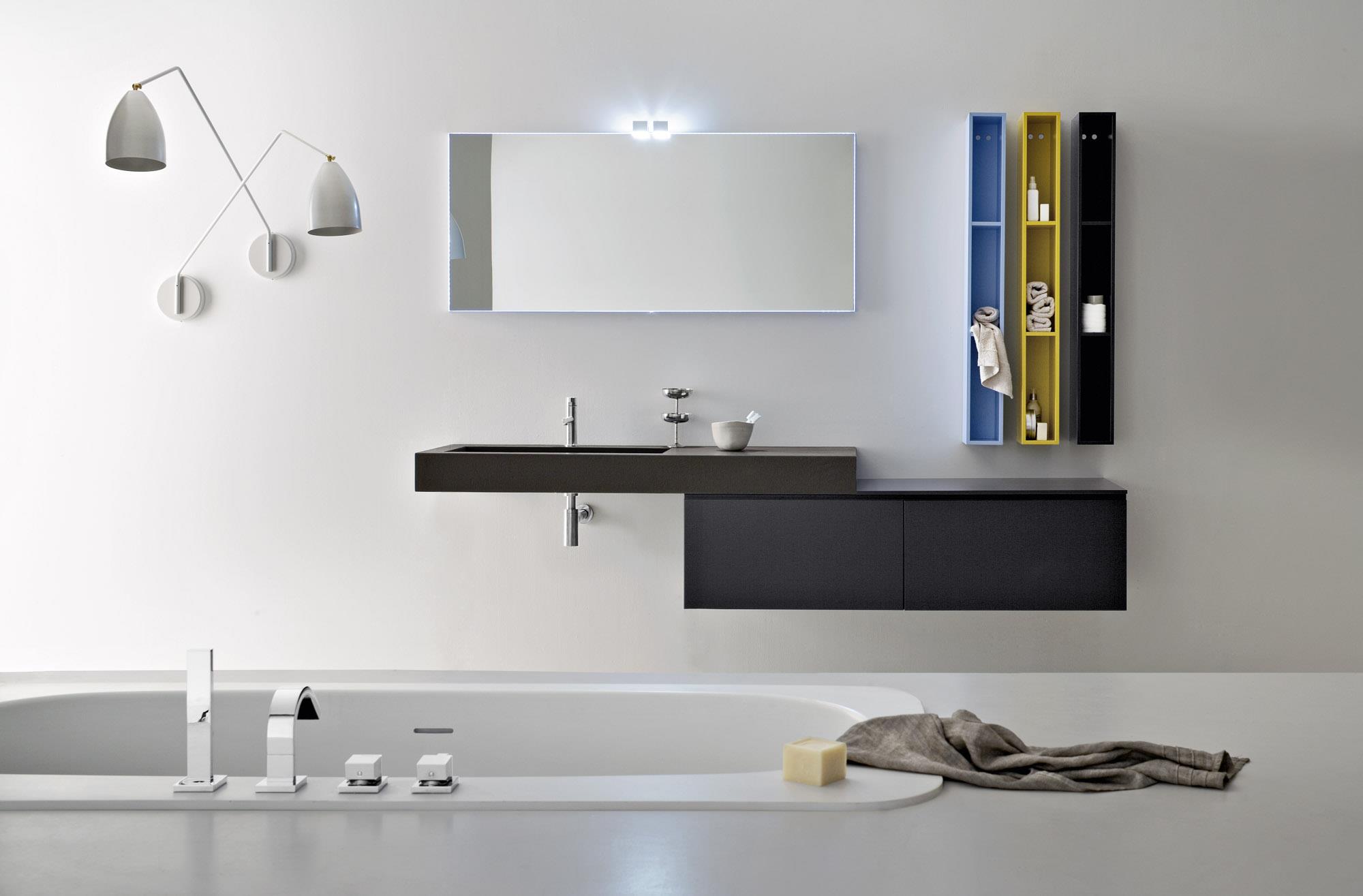 Rivestimenti bagno stile vietri: tonalite interni ideal.