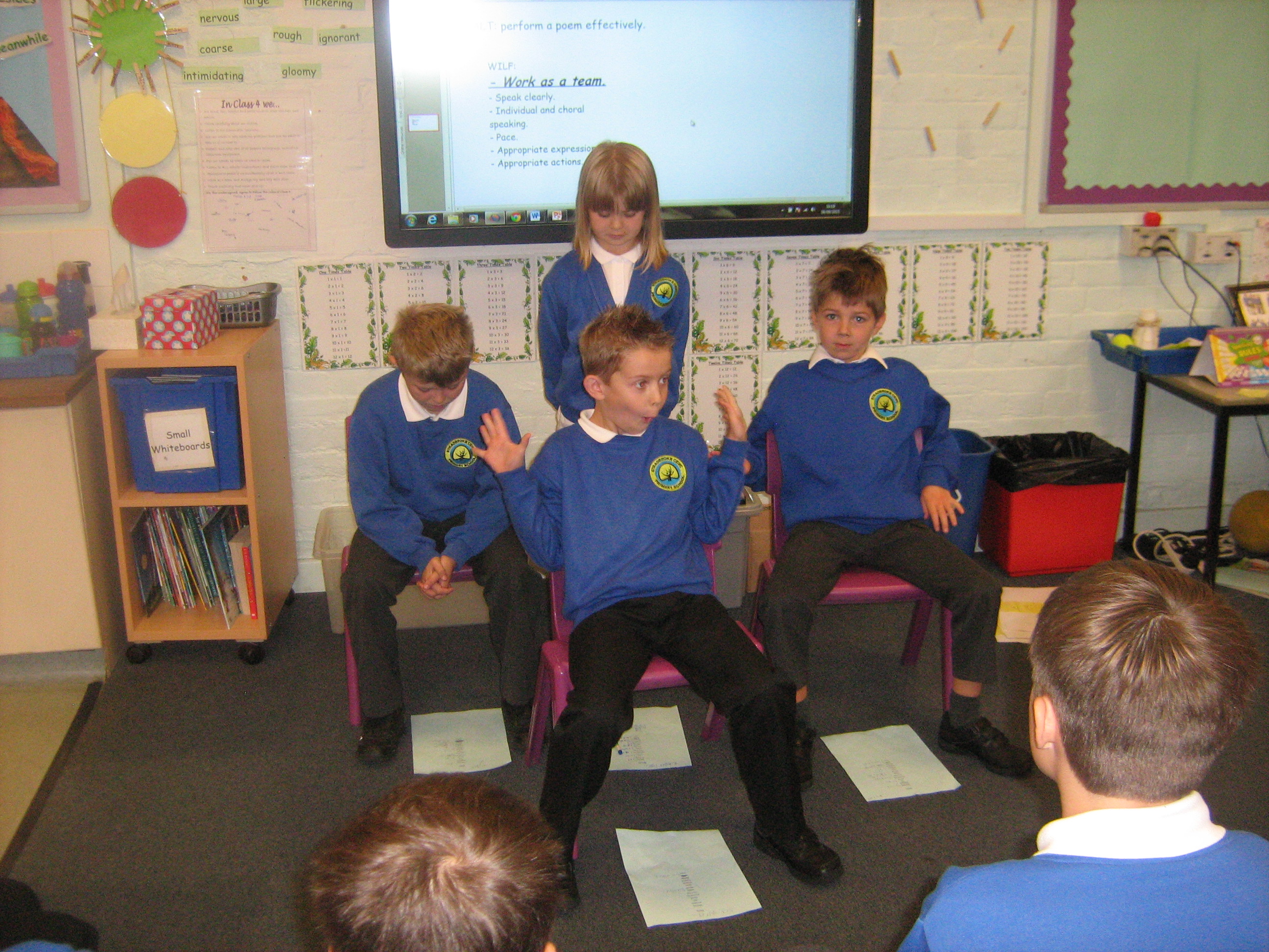 Performing our Poems based on The Arrival