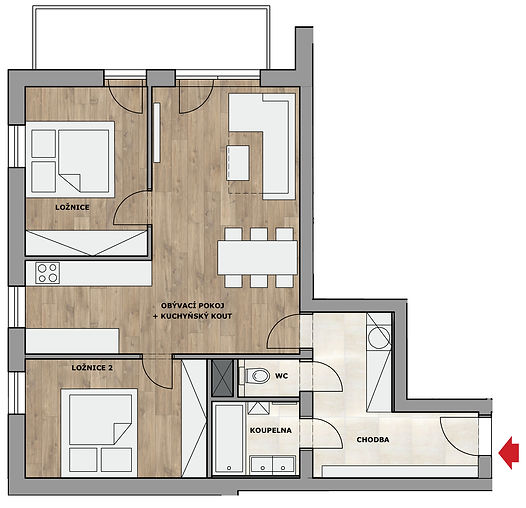 Apartmány Vyhlídka | Klínovec | 3+kk