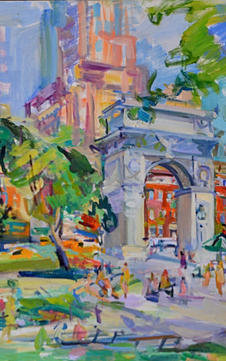 Washington Square Outdoor Art Exhibit in New York City