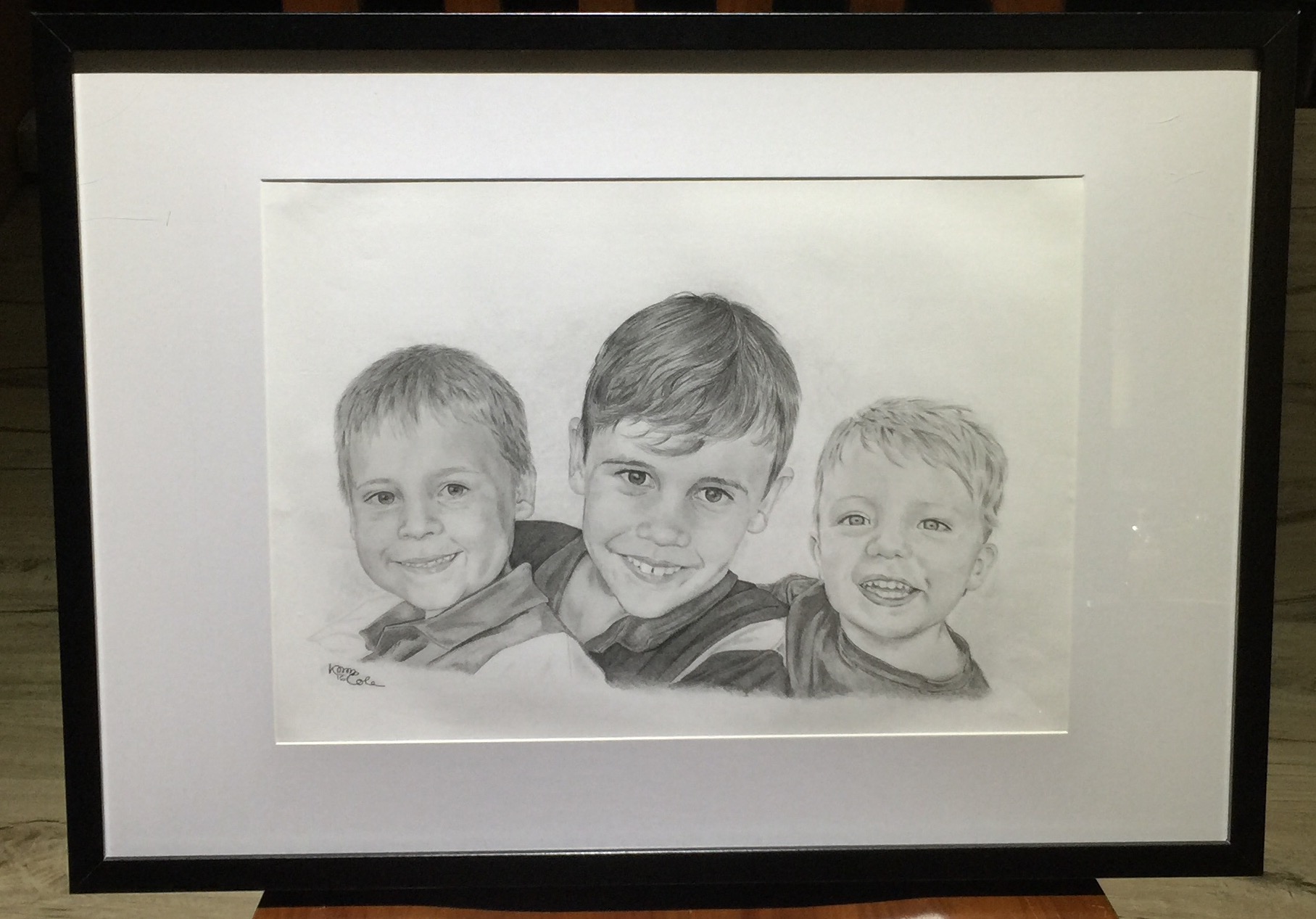hand drawn portrait from your photo size A5 CUSTOM coloured pencils PORTRAIT