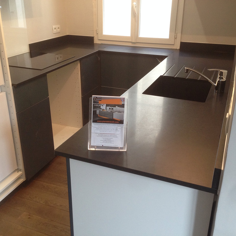 Plan de travail pierre quartz granit paris