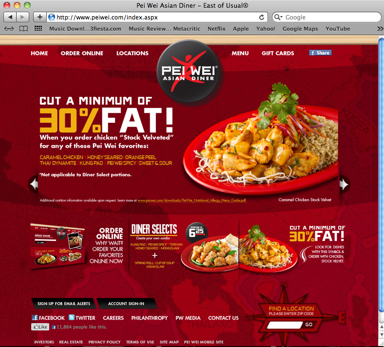 dandancreative1 work pei wei asian diner nutrition