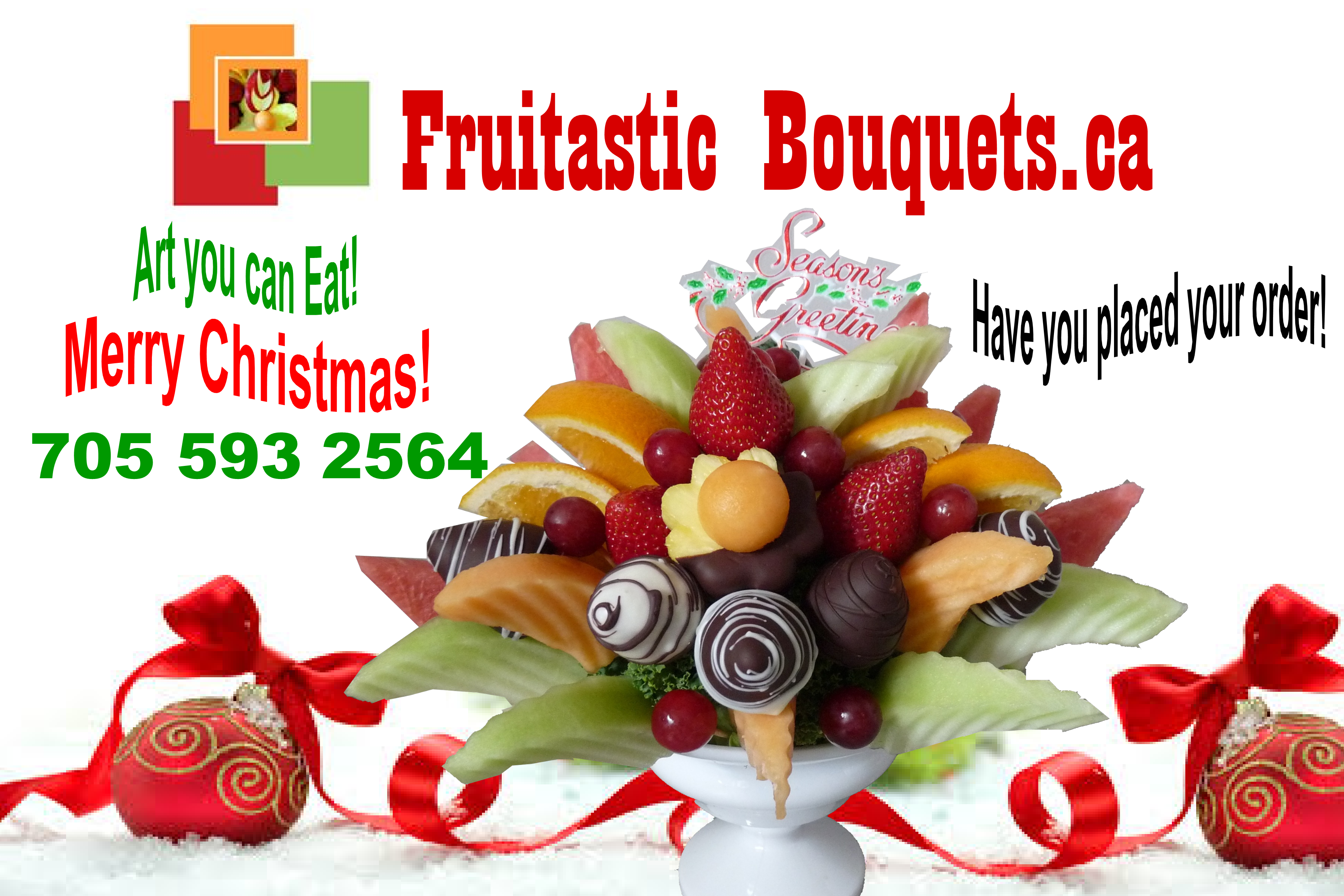 Fruitastic Bouquets/ Fruit Bouquets/ Fruit Baskets/ Flowers/ Sudbury
