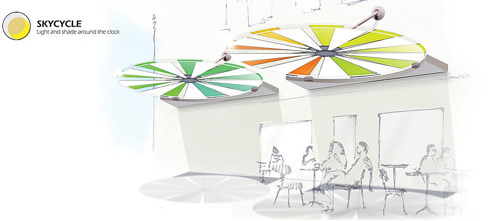 Skycycle parasol by Assaf Israel for Joynout