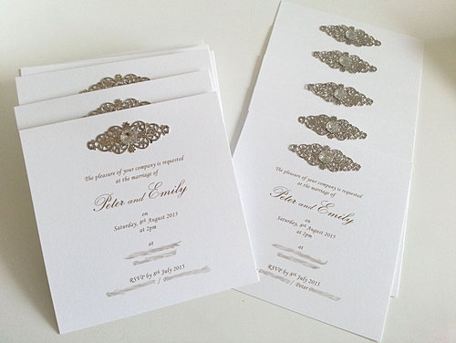 Elegant wedding invitations au