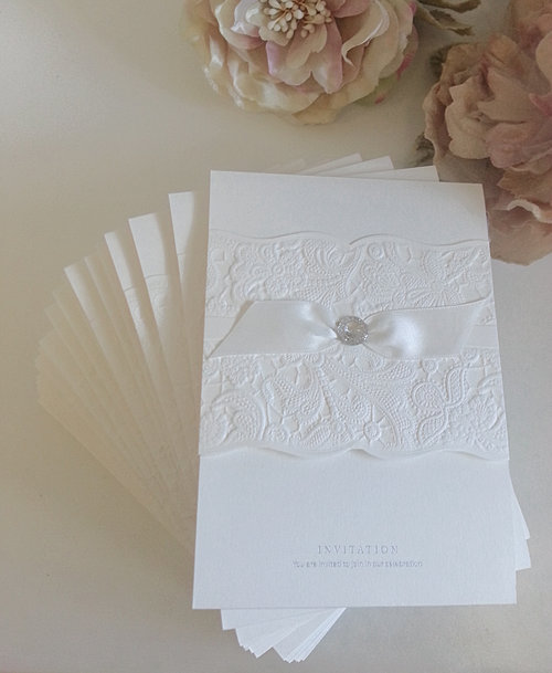 Embossed wedding invitations in sydney