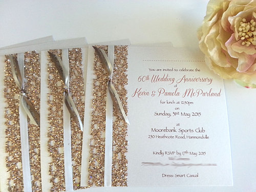 Wedding anniversary invitations australia