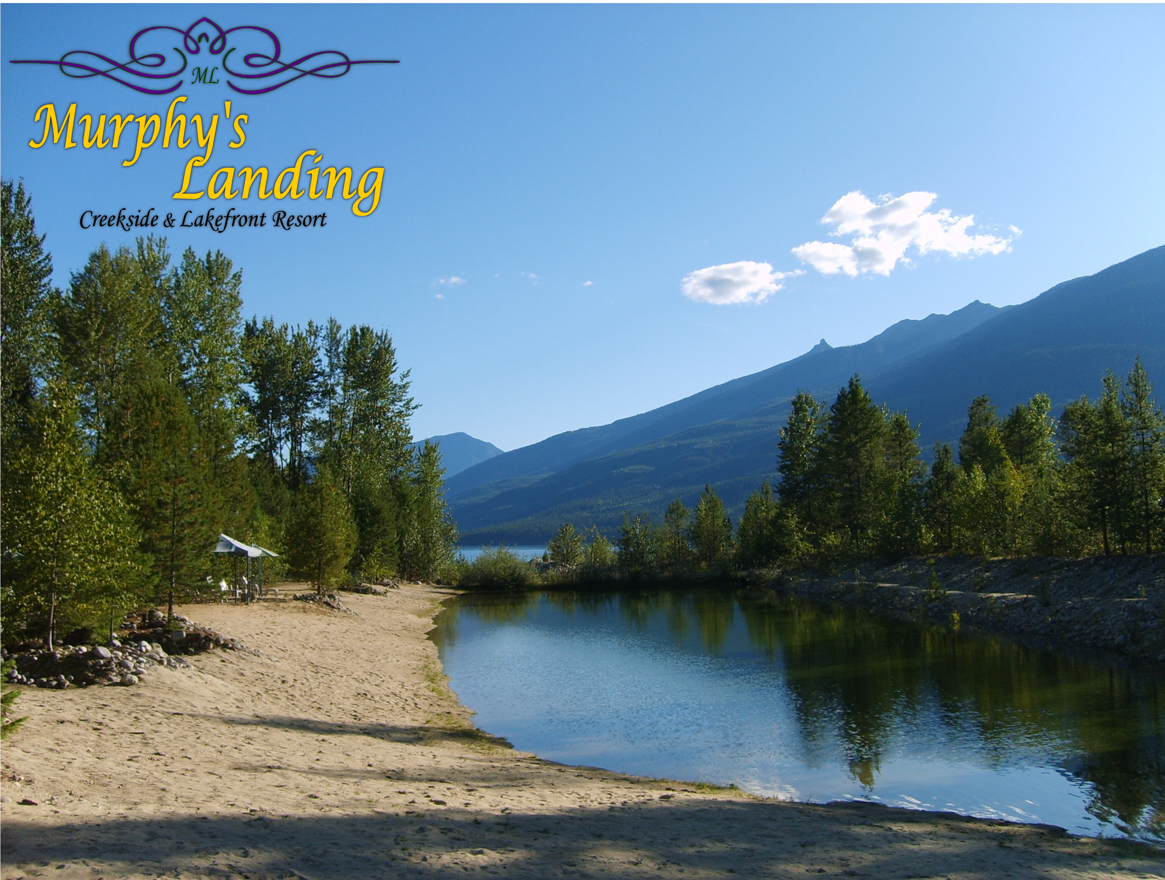 Murphy's Landing Creekside & Lakefront Cabin & RV Resort in Nakusp BC