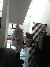 Pestmaster disinfection service at lobby