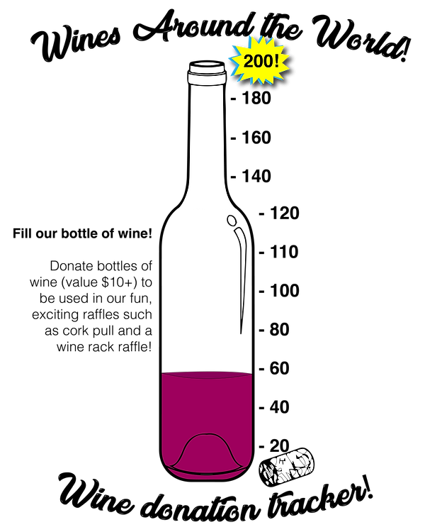 arch disability services waw wine bottle donation tracker