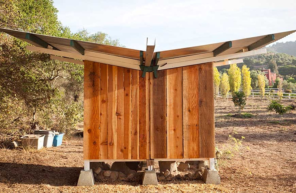 chicken house a chicken coop in toro canyon santa barbara that catches ...