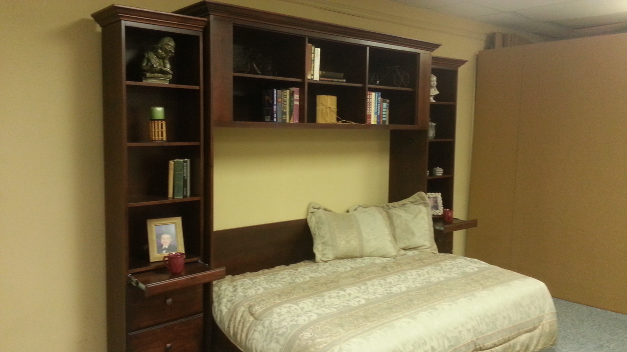 Ross Horizontal Murphy bed with Uppers