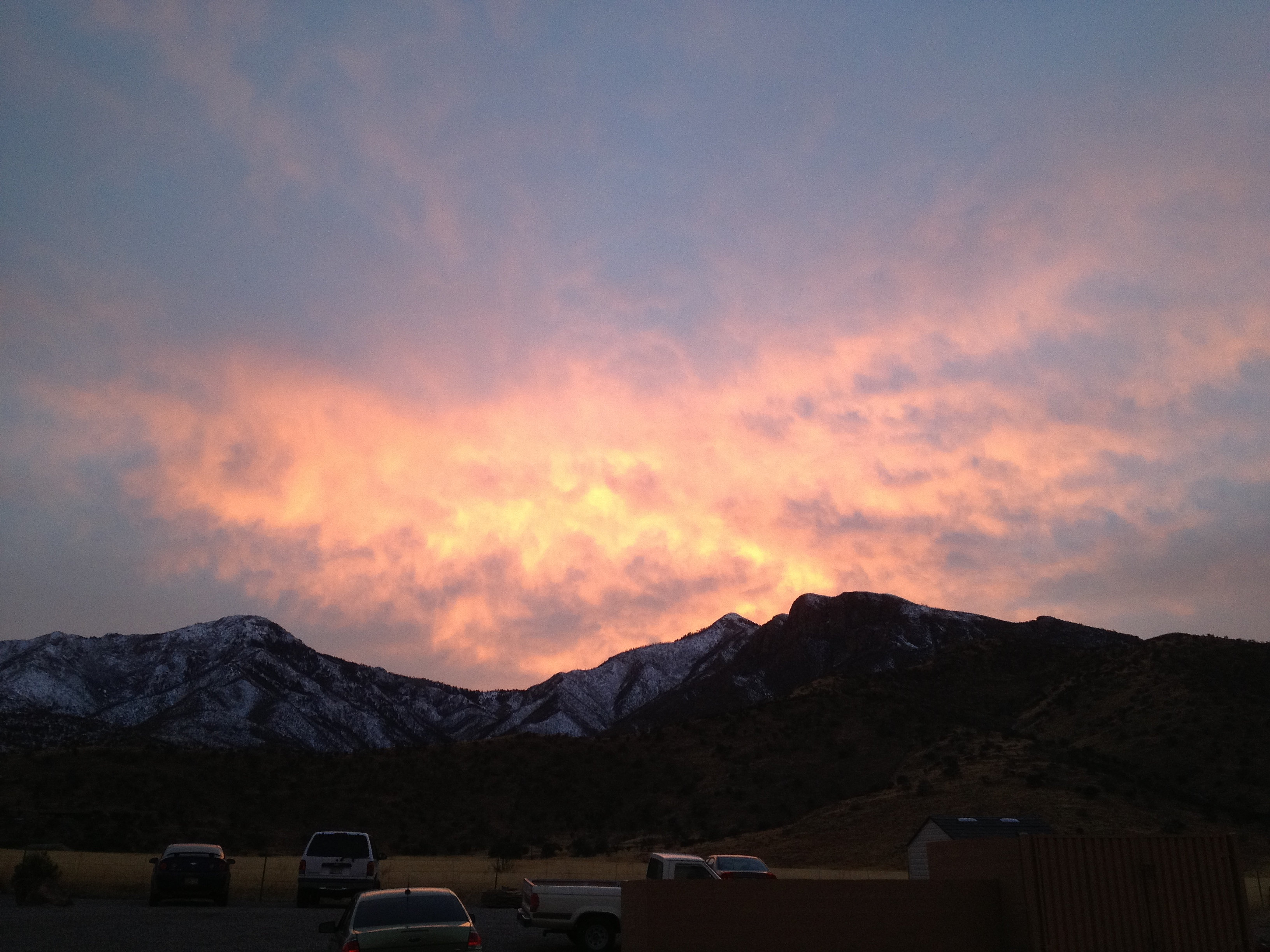 Slow Food Southern Arizona Tucson, Arizona Sunset over the Huachuca