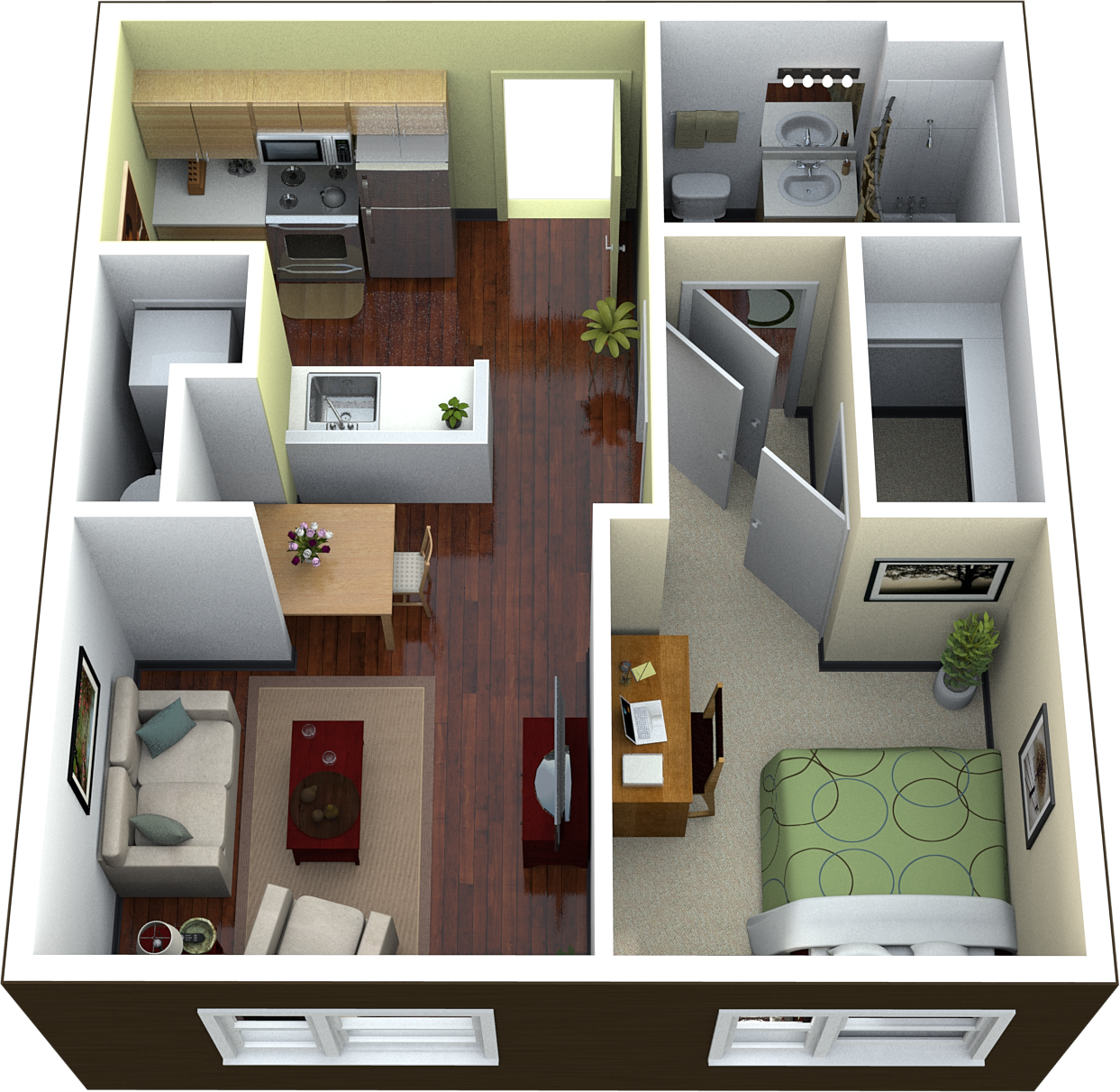 Kitchen Islands Ideas Layout Floor Apartment Plans And