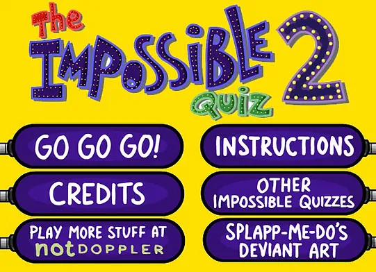 impossible quiz 2 answers