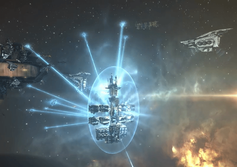 採掘フリート練習 in test server the stars in heaven eve online