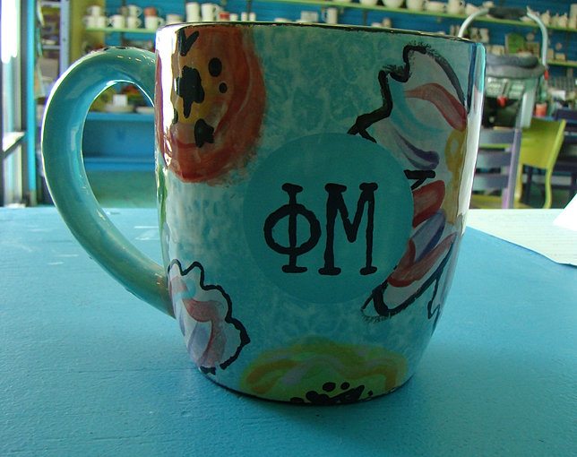 past works and ideas Painted Peacock paint pottery greenville nc