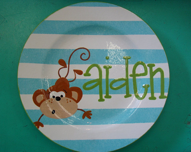 past works and ideas Painted Peacock paint pottery greenville nc