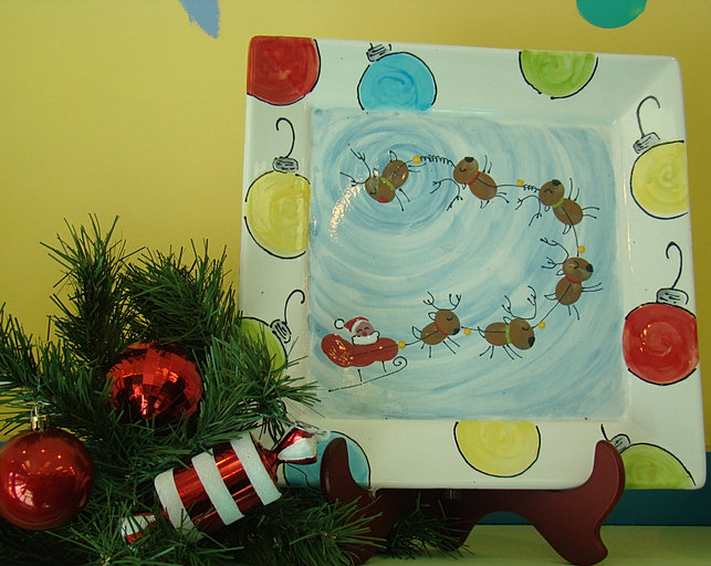 past works and ideas Painted Peacock paint pottery greenville nc