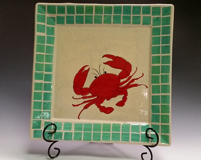 past works and ideas Painted Peacock paint pottery greenville nc