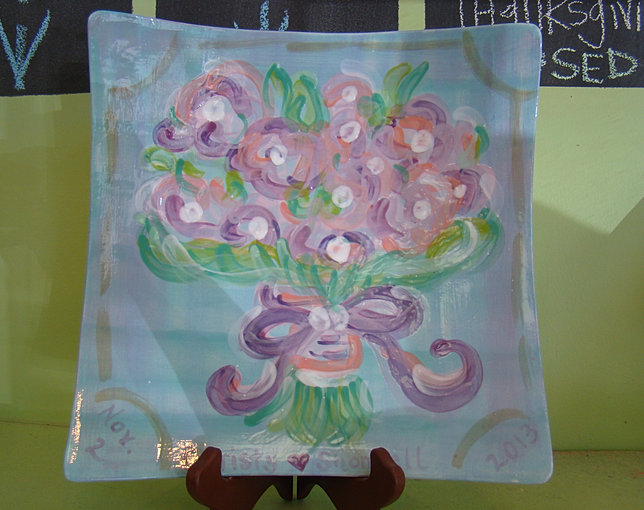 past works and ideas Painted Peacock paint pottery greenville nc