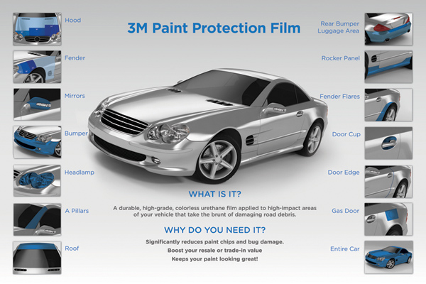 6/"x30/" XPEL Ultimate Paint Protection Clear Bra Protects Car Paint Job!