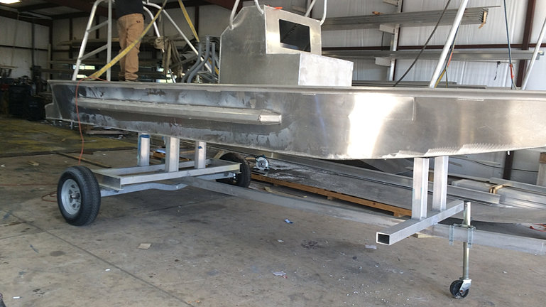 CUSTOM BUILT ALUMINUM BOATS &amp; TRAILERS