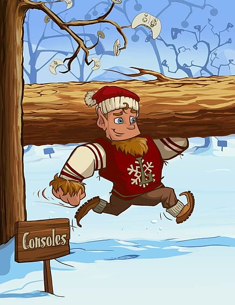 Livre de Noël|Slush le lutin de Noël| Panique à l'atelier du Père Noël