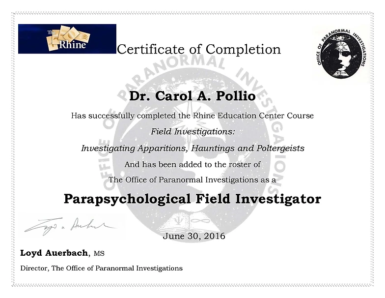 Certifications Qualifications Intuitive