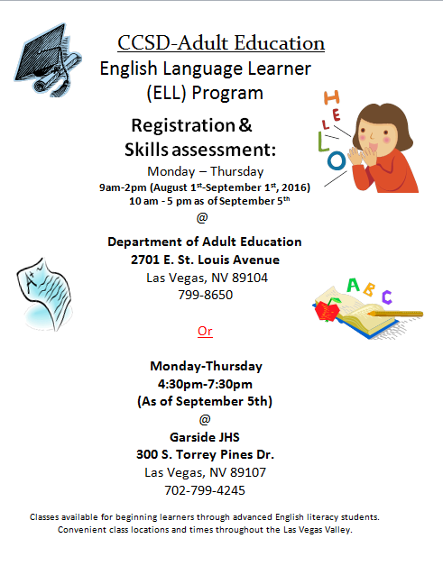 Adult education in las vegas Indefinitely Adult education in las vegas delirium Quite
