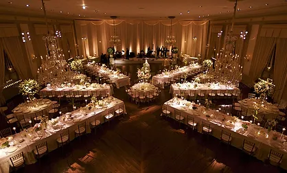 rectangle tables for wedding reception
