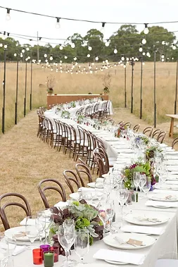 rectangle tables for wedding reception