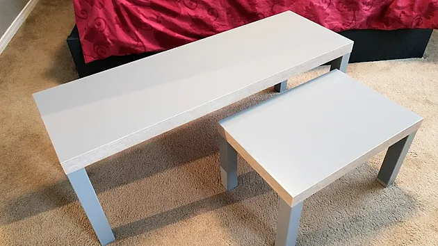 nesting tables ikea spray painted this side tablecoffee table set is pretty light weight be aware that you can certainly not sit on it but just for putting some pillows or clothes it how to turn ikea lack nesting tables into bedroom benchdoggie bed nesting tables ikea spray painted this side tablecoffee table set is pretty light weight be aware that you can certainly not sit on it but just for putting some pillows or clothes it how to turn ikea lack nesting tables into bedroom benchdoggie bed