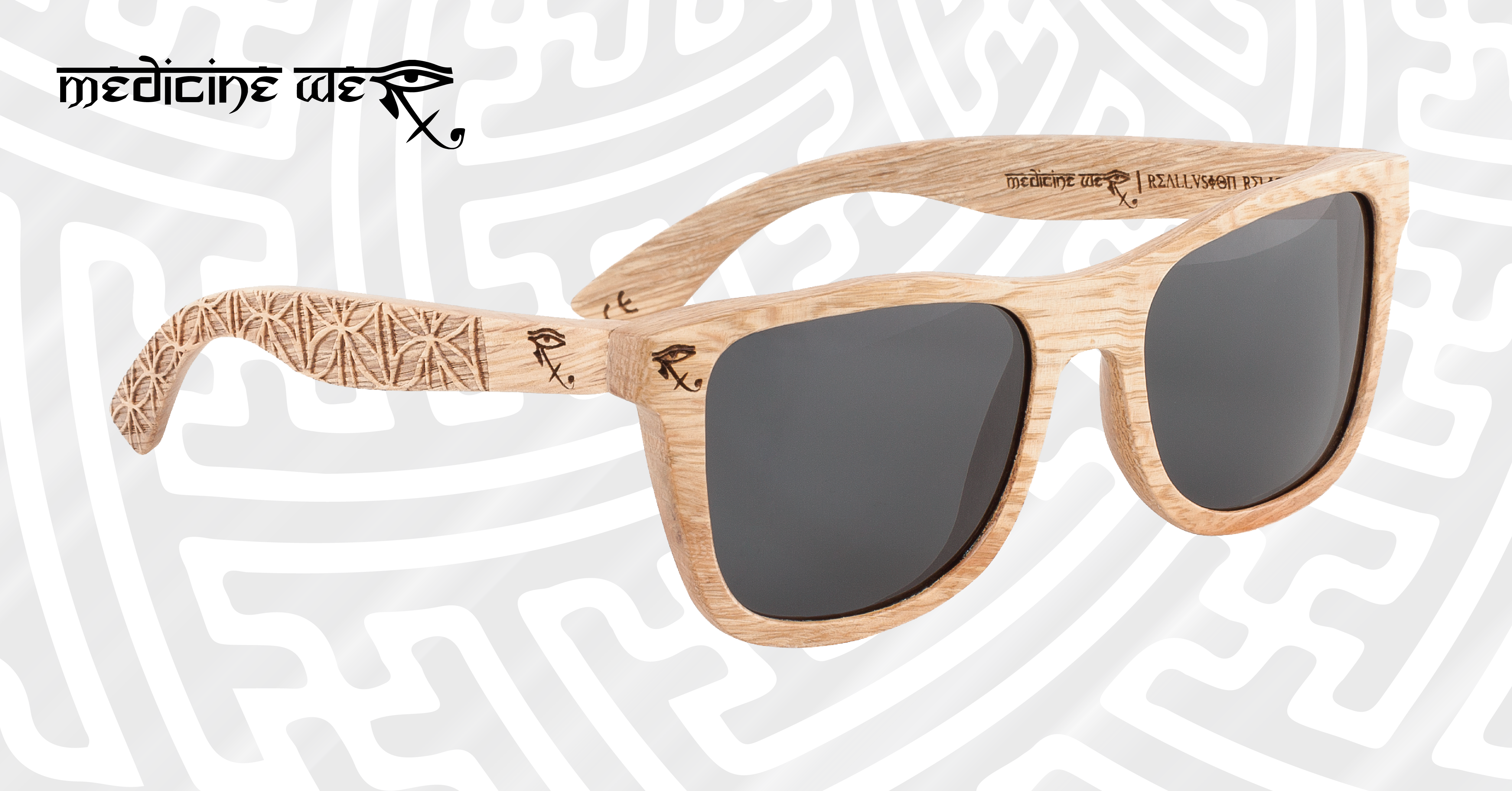 Medicine Werx Wood Sunglasses Original Alternative Wooden Eyewear