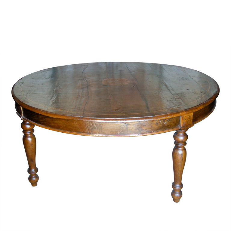 Navona Antiques Large Tuscan Round Dining Table