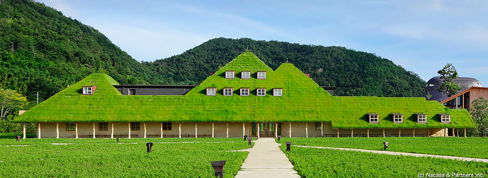 近江八幡ラコリーナクラブハリエ 風水建築 藤森照信 コンテンポラリー風水コンサルタントのフジワラユカ